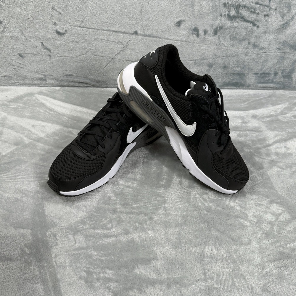 Nike Air Max Excee Mens Black White Low Top Sneakers CD4165-001 Size 11 New